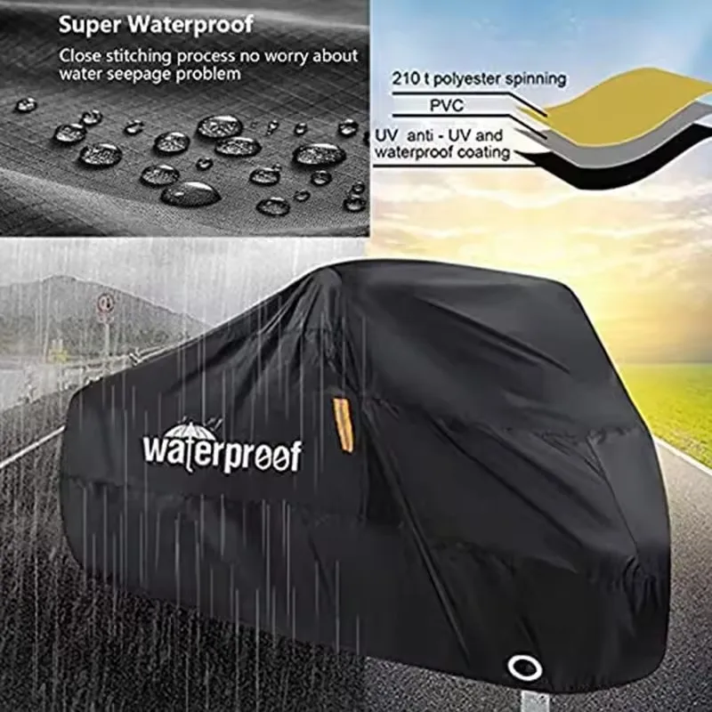 Premium Waterproof Outdoor Bicycle Cover - Anti-UV Protection & Dust Resistant
