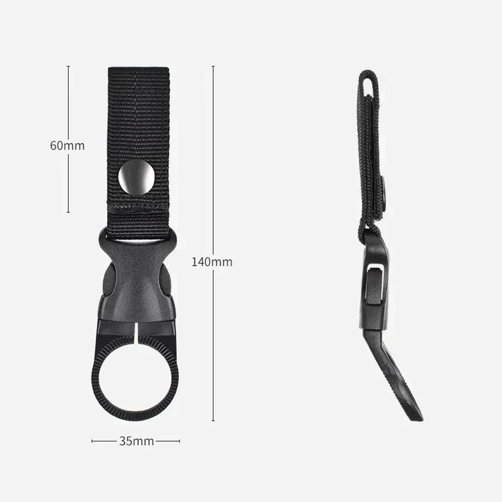 Water Bottle Holder Webbing Buckle Hook Clip for Outdoor Nylon Climb Backpack Camping