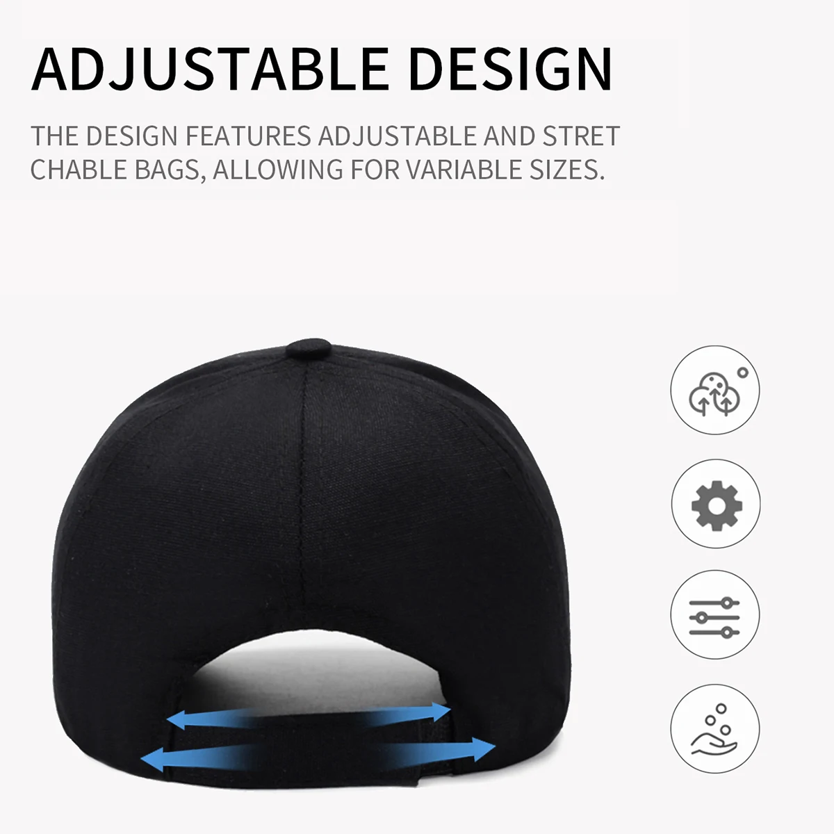 2025 New Big Head Hat Women's Baseball Cap Showing Face Small Men's Enlarged and Deepened Sun Protection Peaked Cap Pure Color Hiking Sports Mountaineering