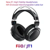 New JT1 High Fidelity Headphones HiFi Enclosed Interchangeable Cable Earphones 1