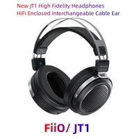 New JT1 High Fidelity Headphones HiFi Enclosed Interchangeable Cable Earphones 1