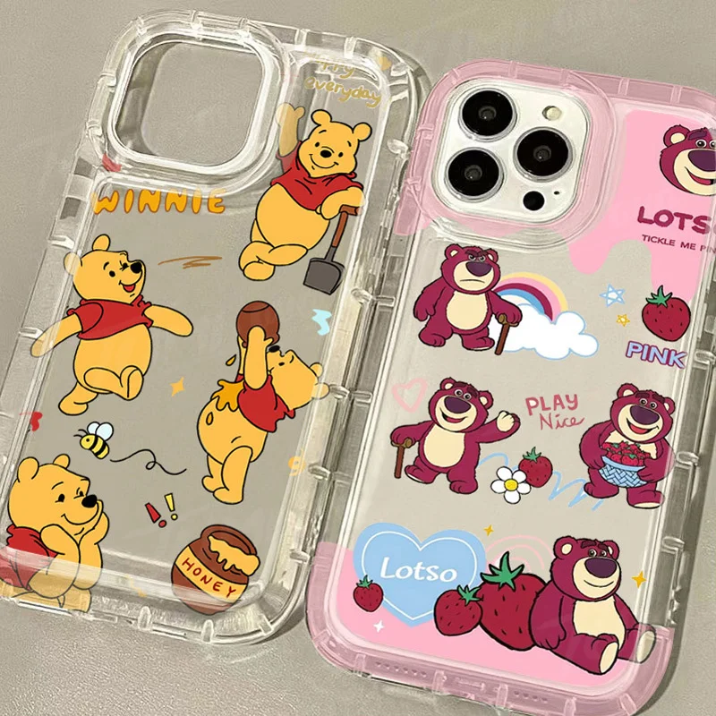 Disney Winnie The Pooh Lotso Case for iPhone 15 14 13 12 11 Pro