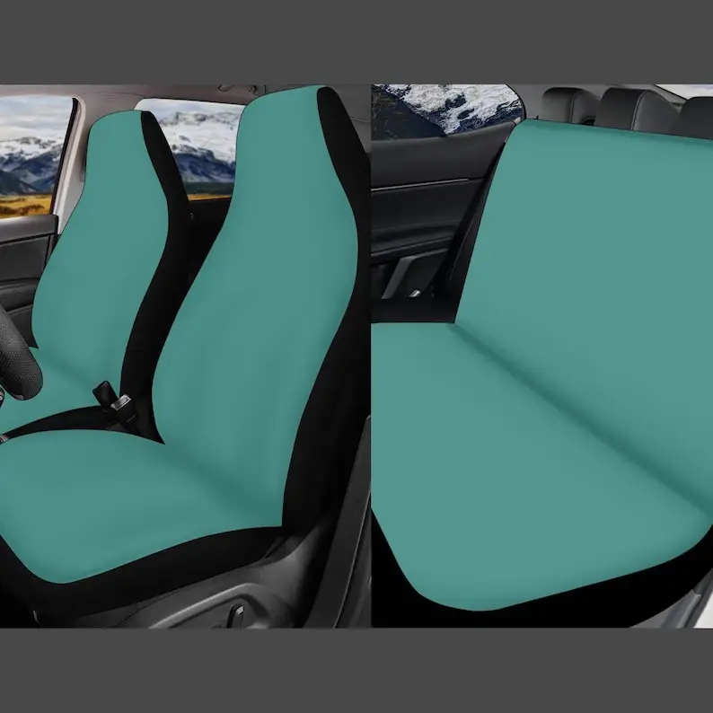 SeatCoverforCarFullSetCuteTurquoiseCarSeatCoverSetforWomen