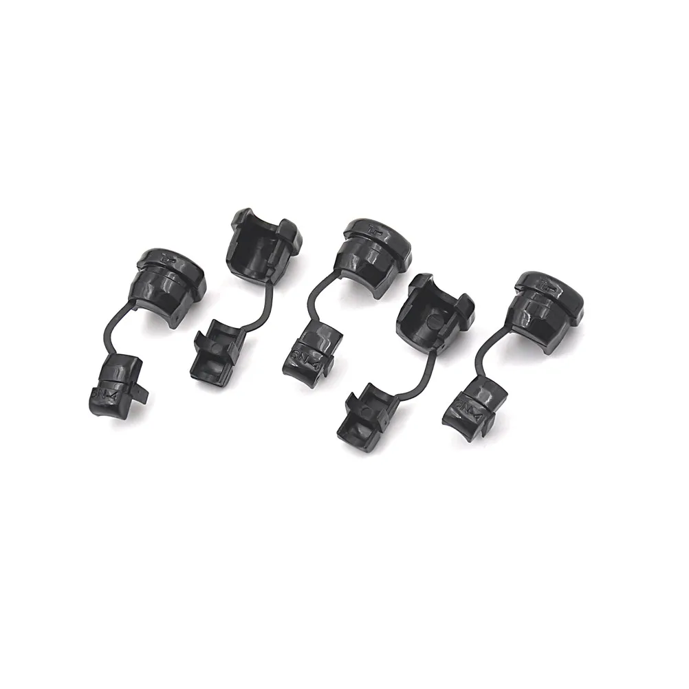 20pc 6N-4 Strain Relief Bushing SJT 18AWG T = 0.5~1.6mm Nylon Black Whosesale