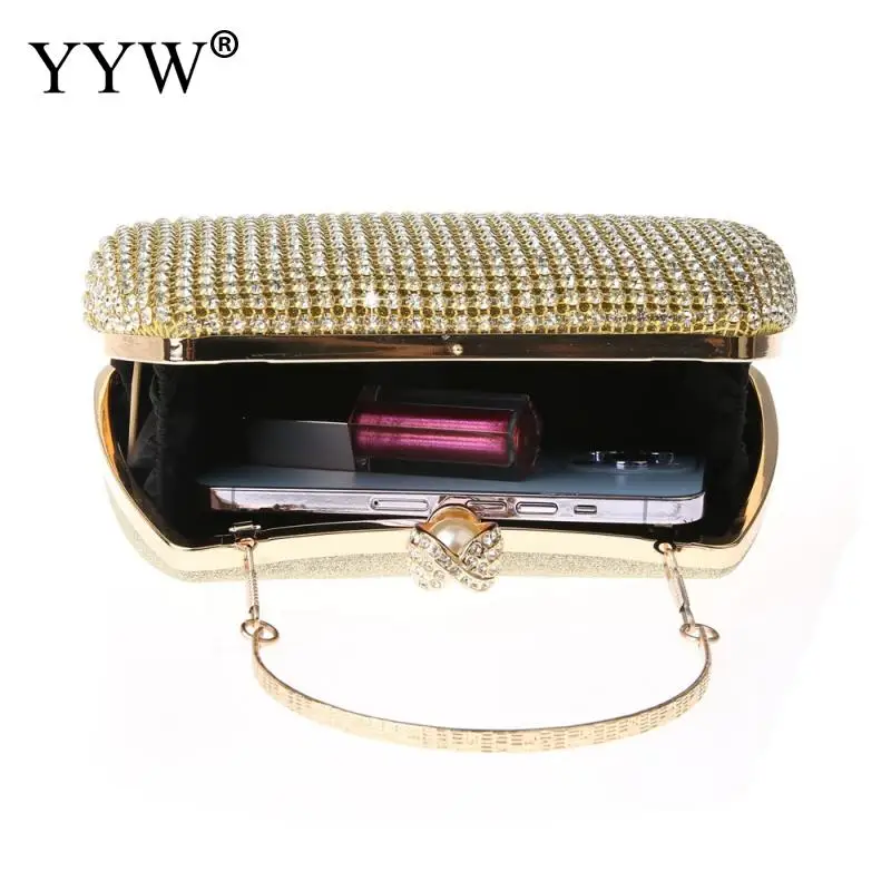 Shiny Rhinestones Small Evening Bags Diamonds Day Clutch Pocket