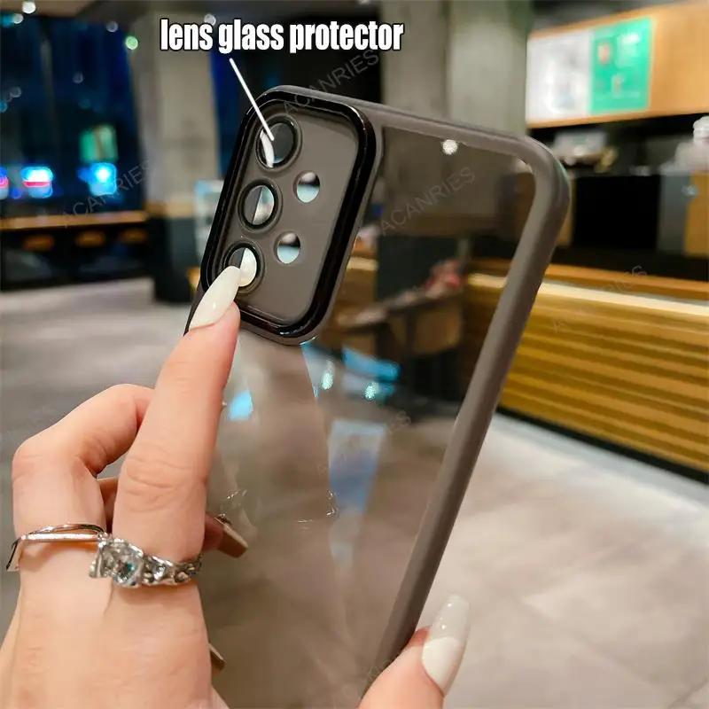 Transparent Silicone Protective Case with Lens Guard
