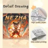 Adult Picture Book - Nezha Character Illustrations and Vibrant Color Fill Pages for Relaxation and Creativity 4