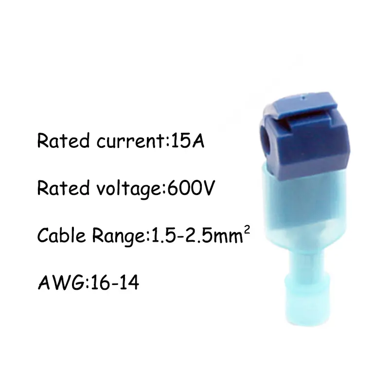 10/20/40/50Pcs T-type Wire Connector Quick Electrical Terminal Crimp Non Destructive Without Breaking Line AWG 22-18 - Image 9