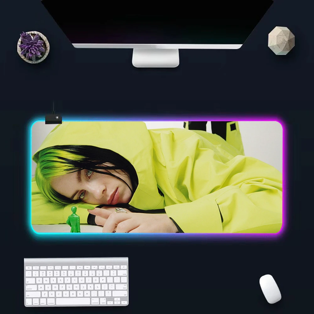 Игровой коврик для мыши и клавиатуры с RGB-подсветкой