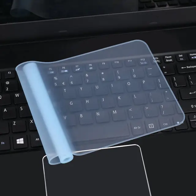 Waterproof 12-17 inch Silicone Keypad Protector Skin Notebook Computer Keyboard Film Laptop Keyboard Cover 4