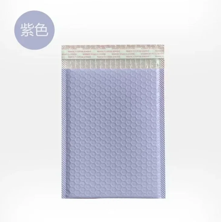 

20 piece bubble mailbox purple bubble mailbox self sealing liner envelope gift bag black/green packaging book envelope bag