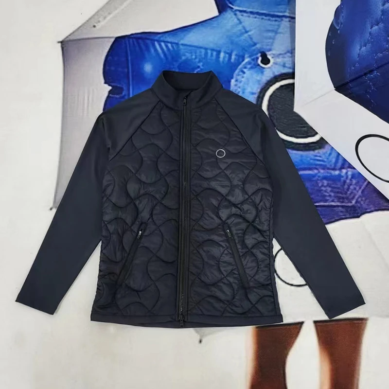 

Golf 2023 New Goose Down Jacket Autumn And Winter Men's Lightweight Stitching Collar Windproof Warm Golf Jacket High Quality