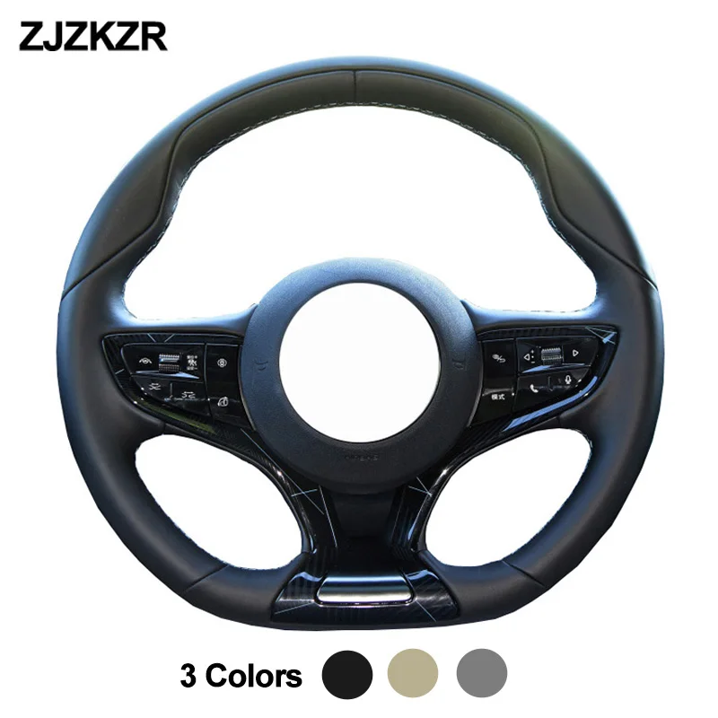 HandSewingCarSteeringWheelCoverWrapForBYDSeal20222023Braid