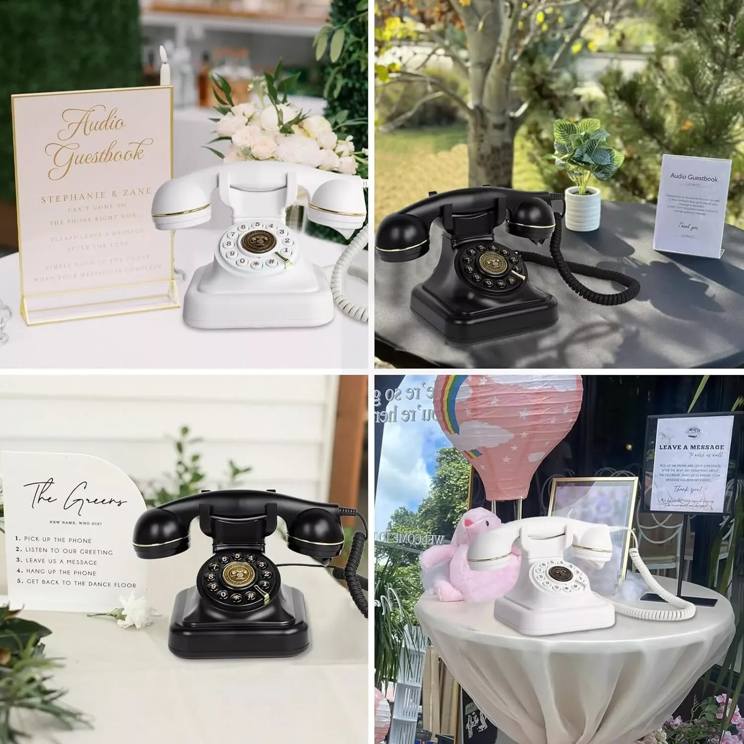 Audio message book phone wedding guest voice blessing message book banquet voice check-in message phone birthday party celebrati view 3