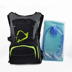 Motorcycle Hydration Pack with Large Capacity and Reflective Design - Breathable Mesh Water Backpack in Black (ACBC-B02)