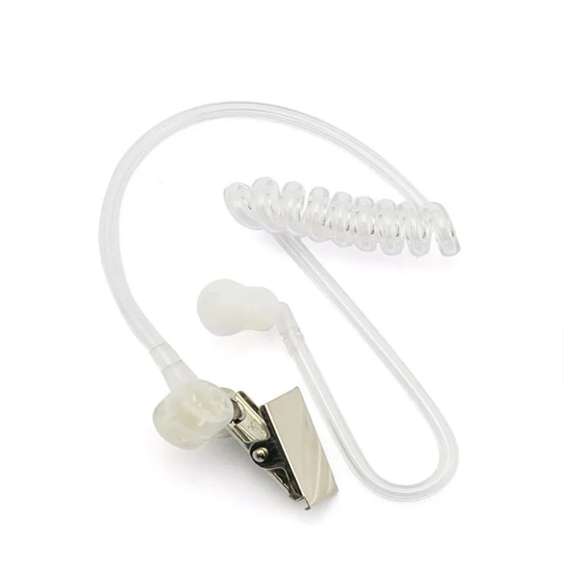 Walkie Talkie Clear Air Acoustic Tube with Earbud for Kenwood Baofeng Surveillance, Two Way Radio Earpiece