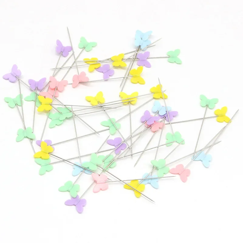 Description Picture 6 of item100PCS Clothing Manual Positioning Needle Pin Shaped Sewing  Embroidery Patchwork Tools Fixing Needle Handmade DIY Accessories