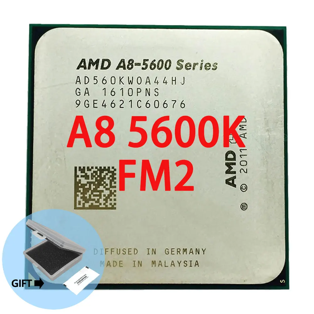 AMD A8 5600K 5600 3.6GHz AD560KWOA44HJ 100W Processor HD 7560D Quad ...