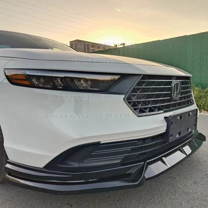 Per Il Più Nuovo Accord Honda 11Th Generation 2023 + Car Styling Materiale Pp Spoiler Anteriore Anteriore Protezione Paraurti Labbro Anteriore