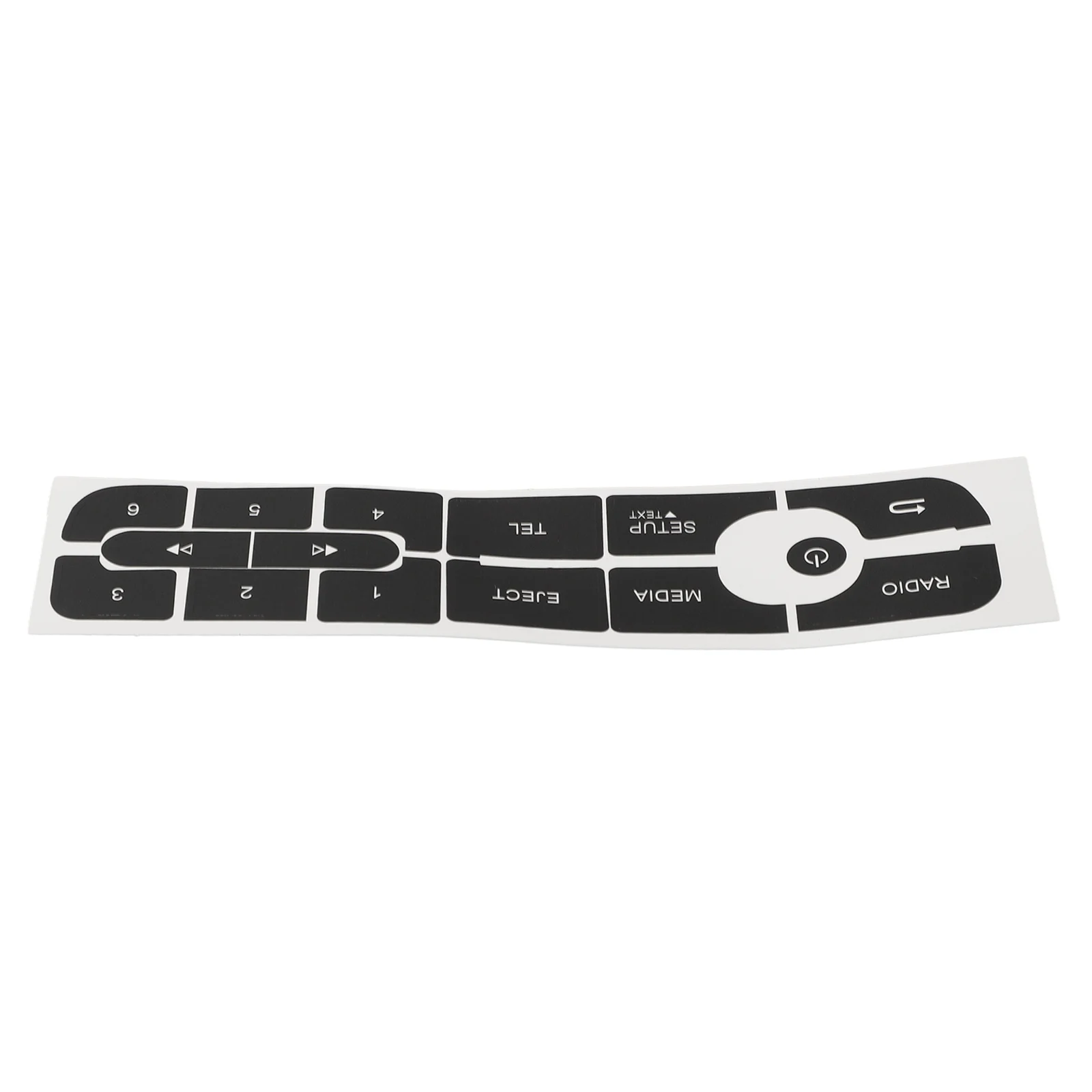 

Repair Decals Stickers Driving Worn Cover Audio Auto Light Up Peeling Buttons Radio Repairing Scratches Protection