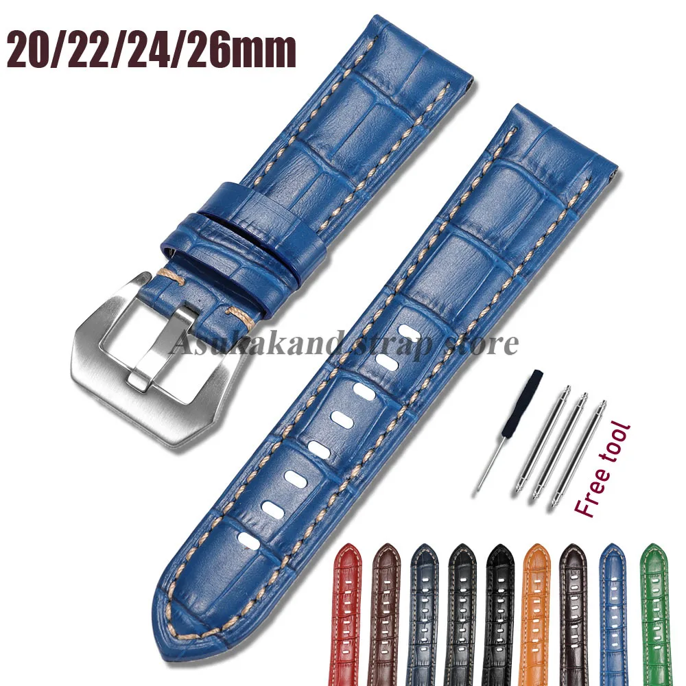 Elegant Leather Watch Band - Premium Strap for Timeless Style (Multiple Sizes Available)