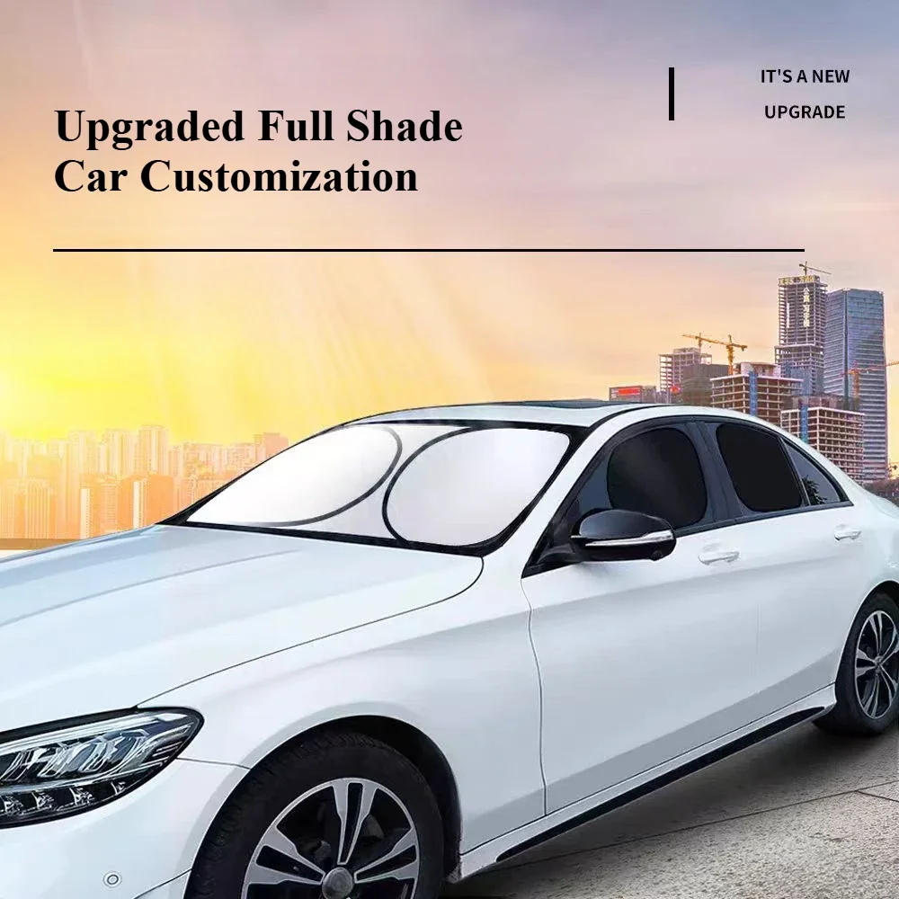 Car Windshield Sunshades Cover For Ford Focus 3 4 ST Fiesta Fusion Kuga Ecosport Mondeo MK3 MK4 Car Front Window Sun Shade