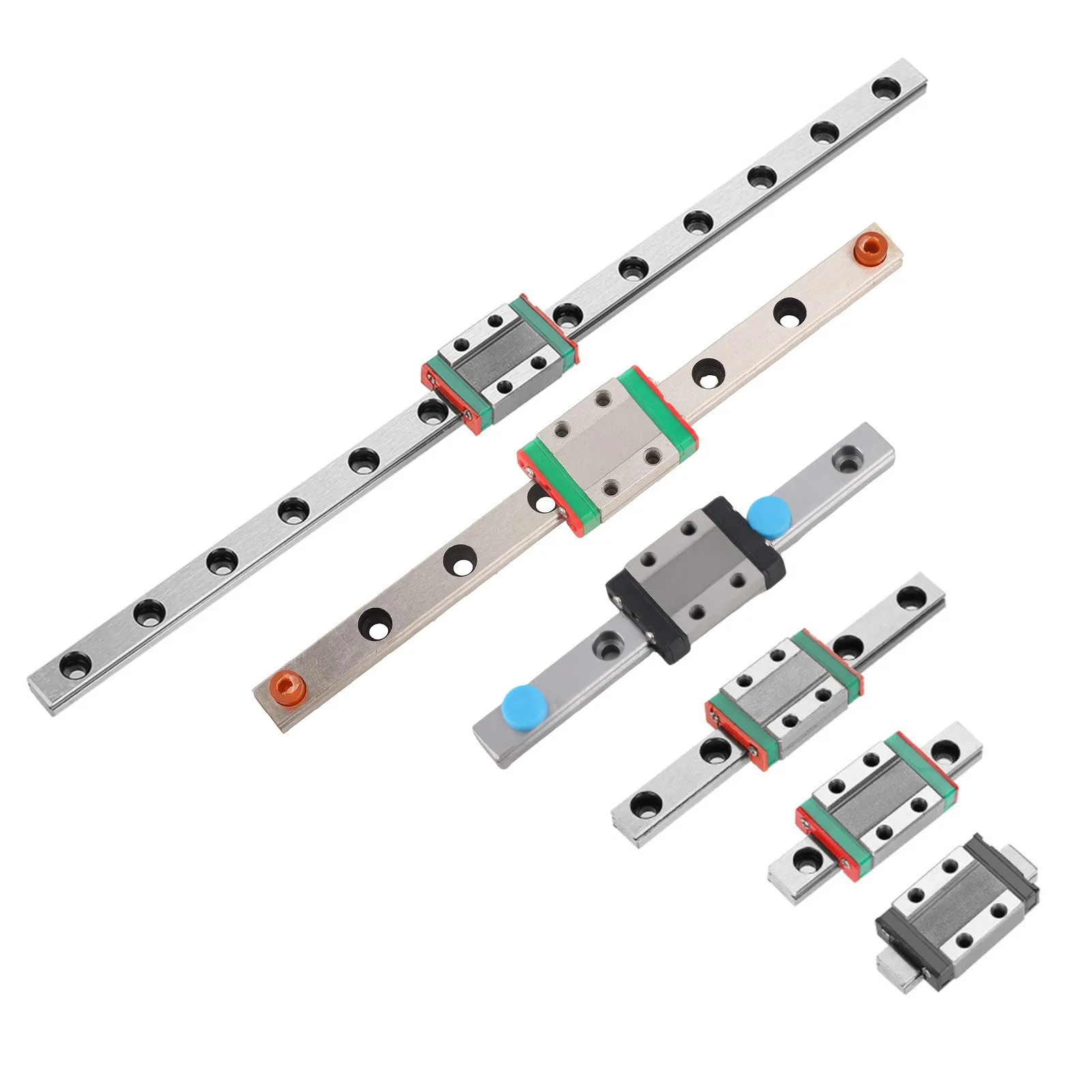 Compact Linear Rail Carriage with Slide Block