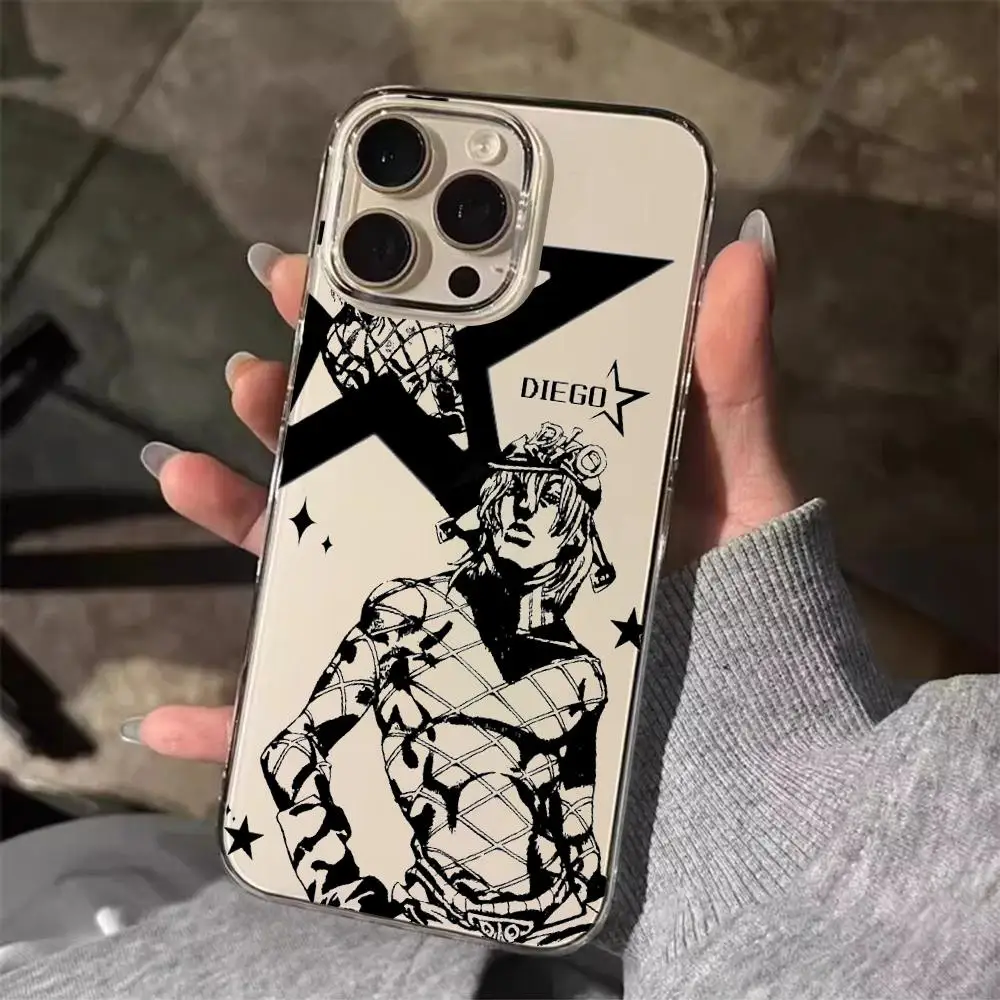 Jojo Hot Anime Pattern Transparent Phone Case