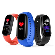 

M5 Smart Band Men Women M5 Smart Watch Heart Rate Blood Pressure Sleep Monitor Pedometer Bluetooth Connection for IOS Android