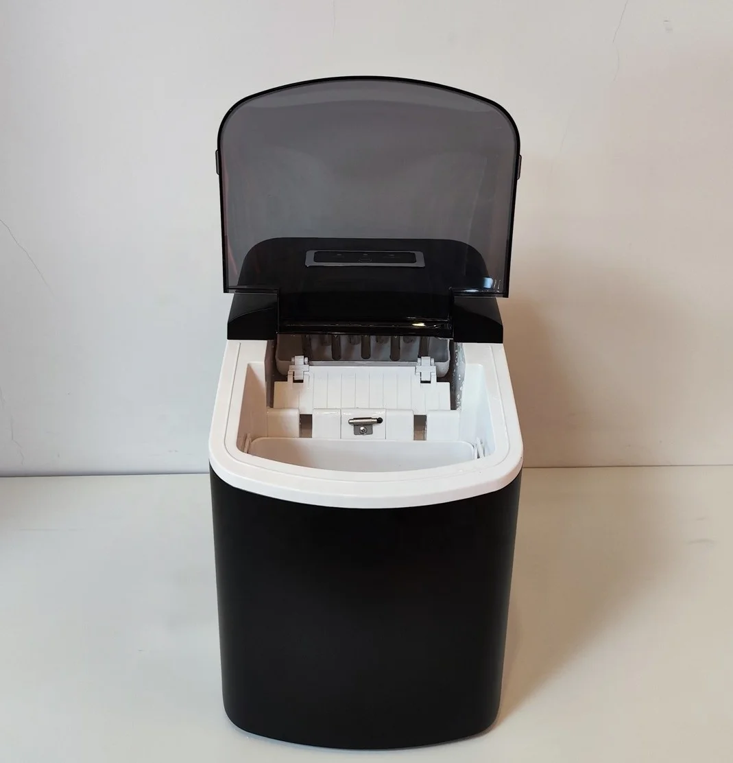 מונה מכונת קרח עליון 27 פאונד 2 גודל 9 קוביות מוכנות בתוך 5.5 דקות מכונת קרח חשמלית ניידת עם קרח