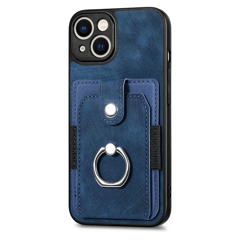 Slim Protective Ring Card Holder Phone Case Back Cover