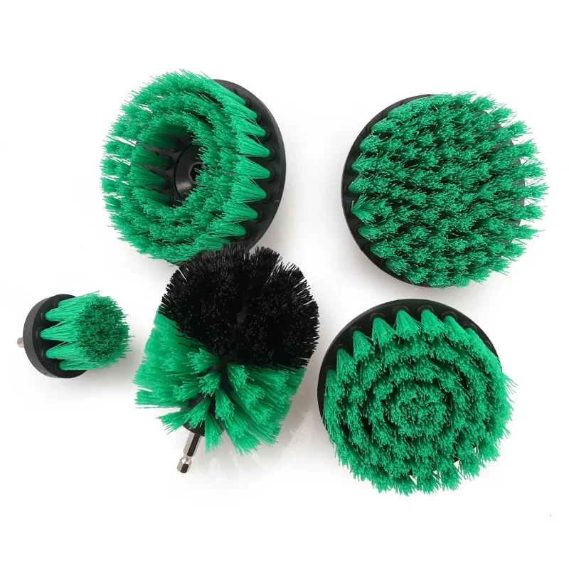 2/3.5/4'' Brush Attachment Set Power Scrubber Drill Brush Polisher Bathroom Cleaning Kit with Extender Kitchen Cleaning Tools 3