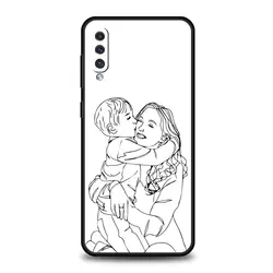 Adorable Baby Girl Mom Family Phone Case Cover - Samsung A12 (A1)