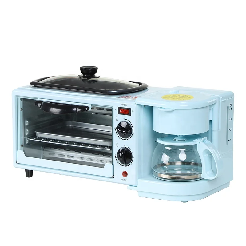 

3 in 1 breakfast makers breakfast machine frying pan +toaster oven+ coffee maker