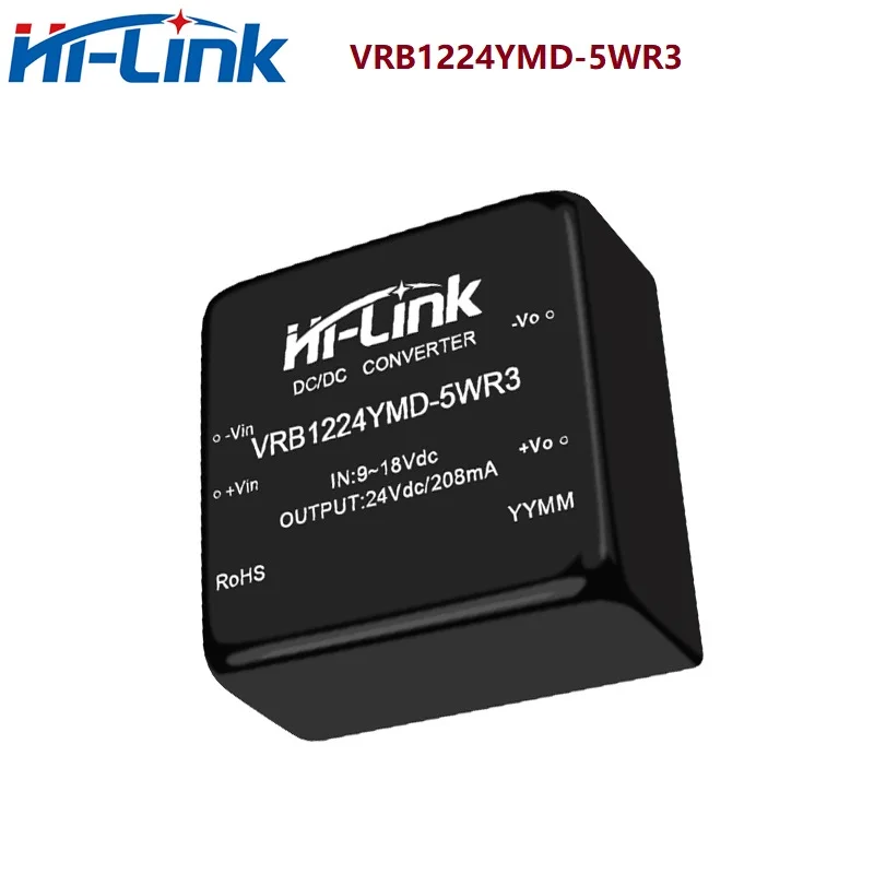 하이 링크 스마트 전자 제품, 핫 세일, 12V  5V, 12V, 24V, 1000mA, 416mA, 208mA, VRB1205YMD-5WR3 VRB1224YMD-5WR3, 20 개, 무료 배송