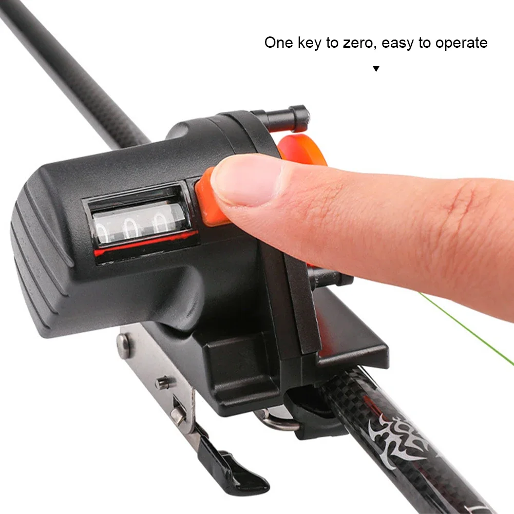 Counter Fishing Line Depth Measurement Tool Fishing Tackle Length Measurement Counter 0-999M Peso Fishing Equipment