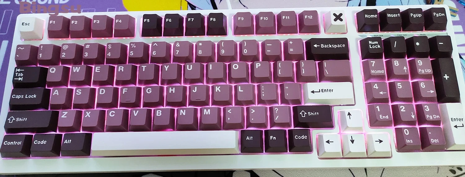 daye keycaps cereja perfil de duas cores moldagem abs keycap adequado para vários layout teclados mecânicos