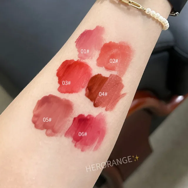 Moisturizing Plump Lips Mirror Effect Lip Color Non Greasy Texture Liquid Lip Pigment Not Easy To Stick Lightly Lip Glaze 2