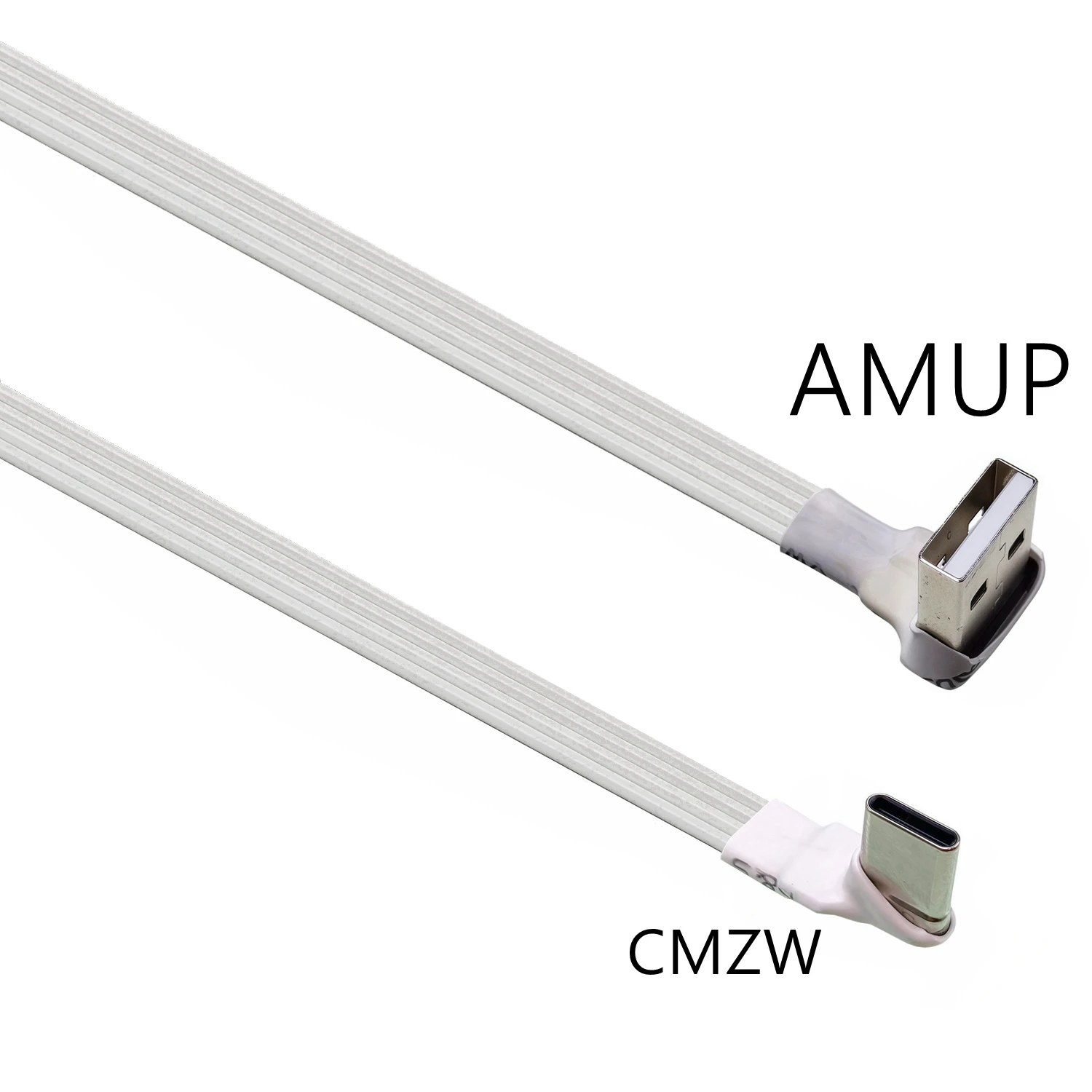 Reversible USB-C to USB 2.0 Right-Angle Data Cable