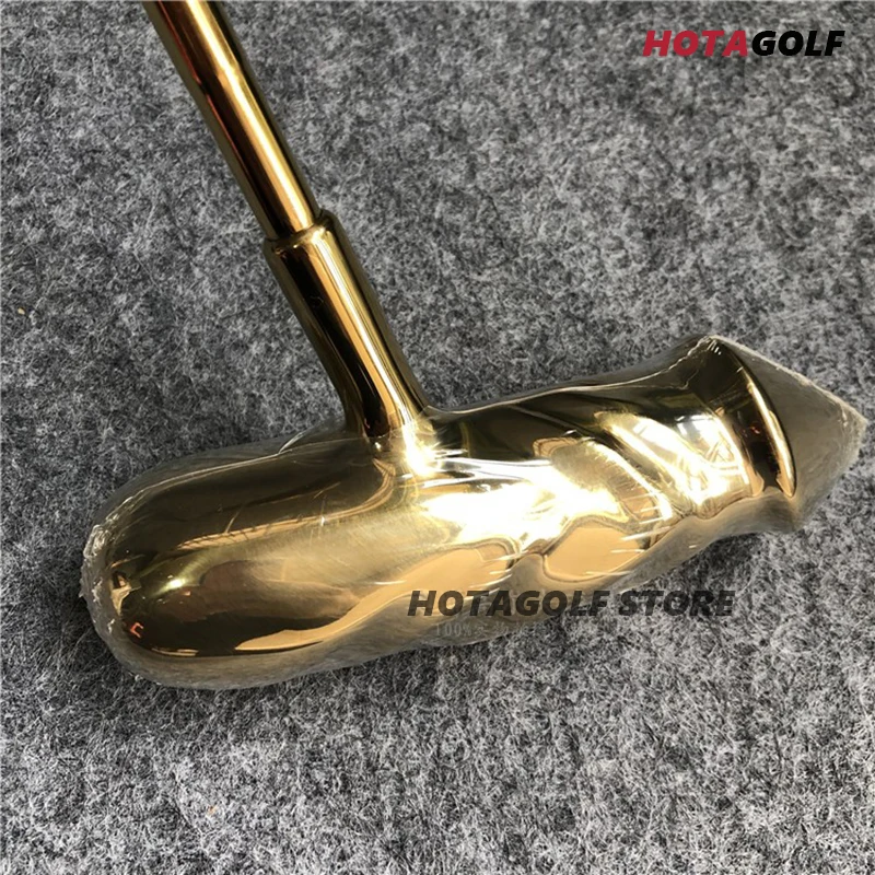 新しいゴルフクラブビッグディックパターゴールド/ブラック/マルチ