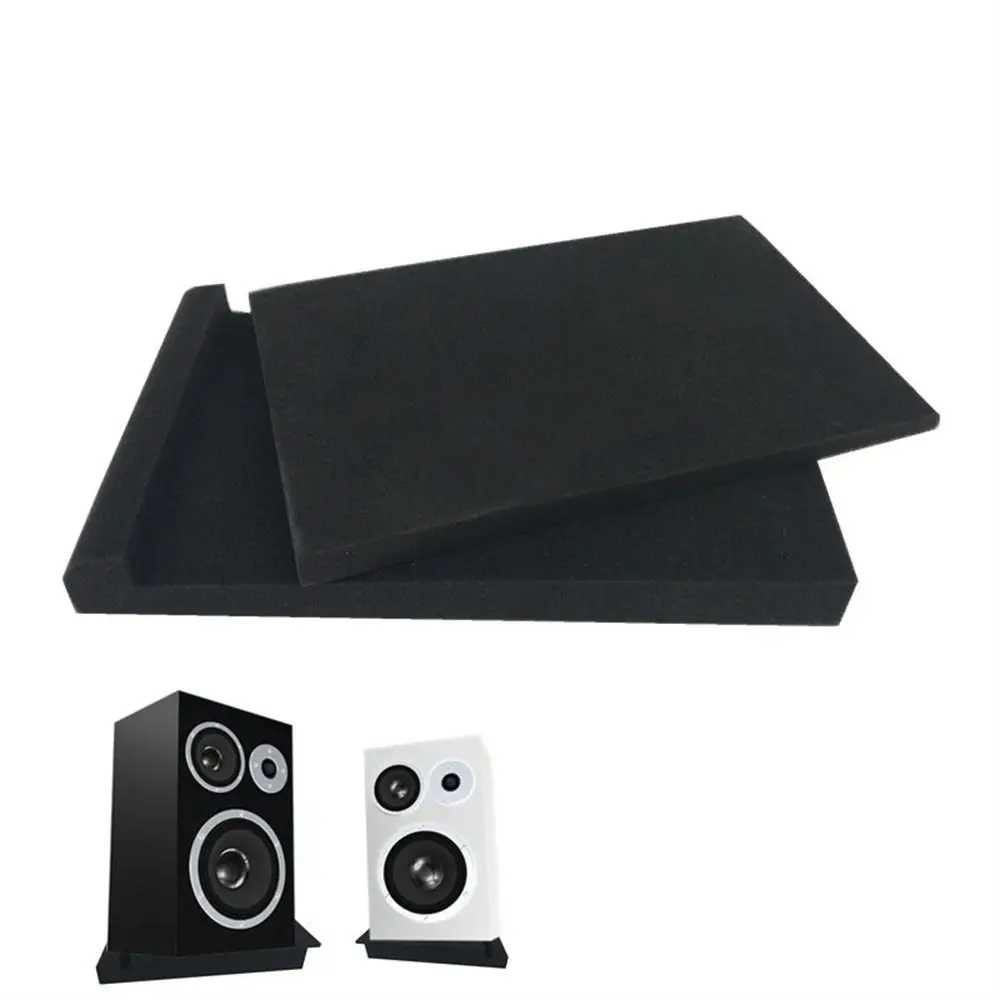 Acoustic Foam Speaker Isolation Pads for Studio Monitors and Subwoofers