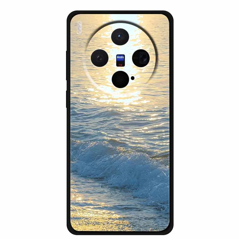 Black TPU Soft Silicone Phone Case  - Fashionable Anime Design with Protective Bumper