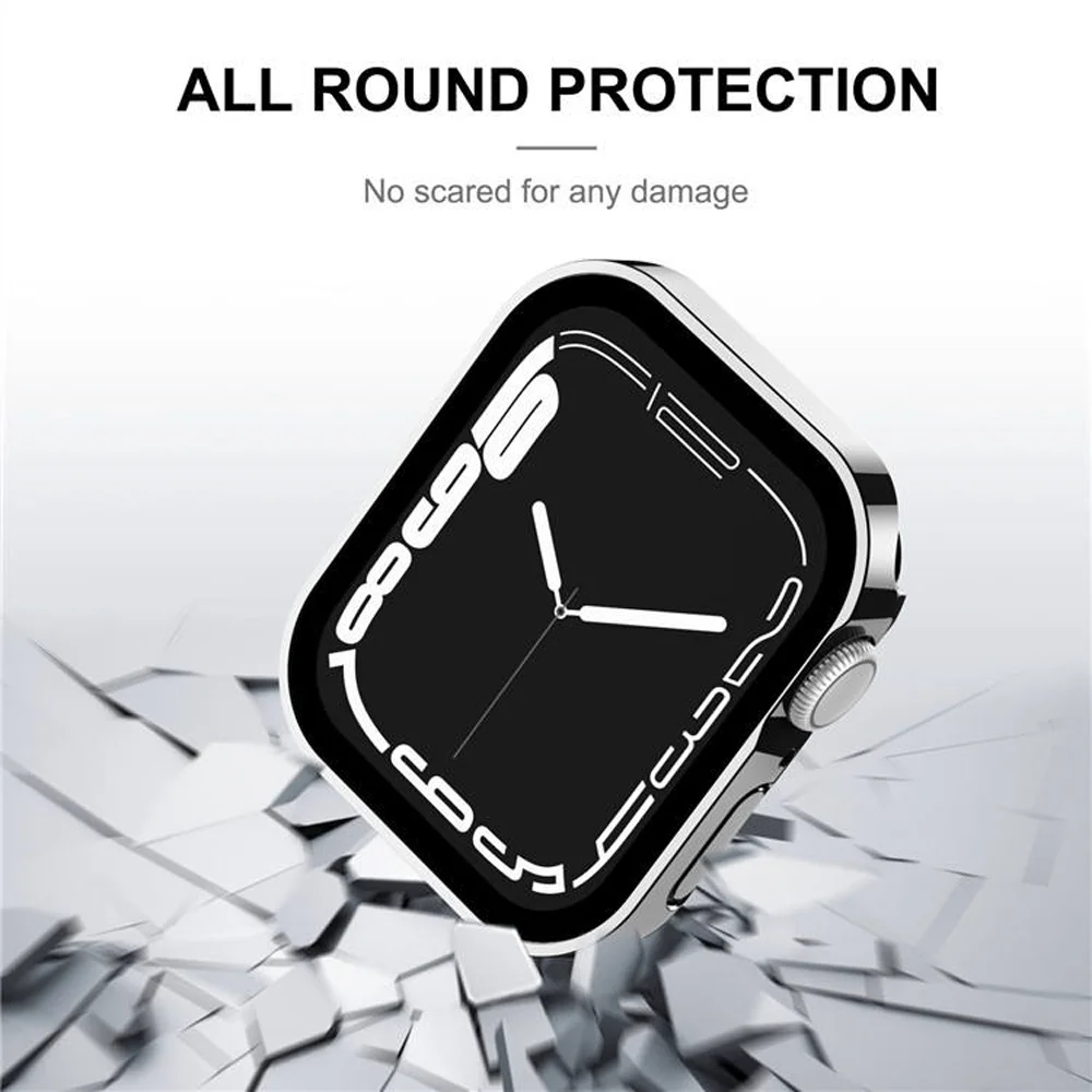 Premium Glass Cover for Apple Watch - Straight Edge Screen Protector