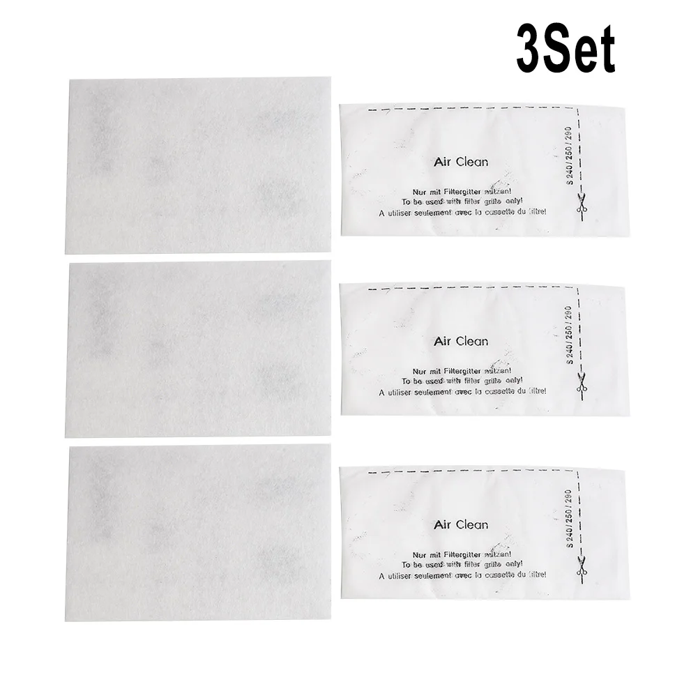 6 X Miele Super Air Clean & Filtri Motore Sf-Sac 20/30 Per Miele S200-S858, S4000, S5000, S8000 E I Nuovi Aspirapolvere Serie C3
