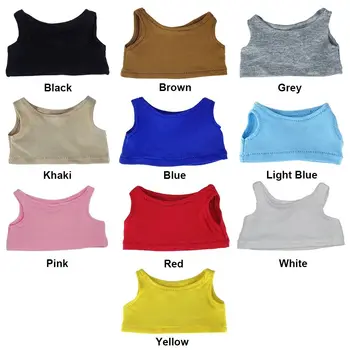 سترة دمية محشوة بالقطن ملابس تأثيري ، ملابس بديلة ، تيشيرت بلا أكمام ، إكسسوارات تصنعها بنفسك ، 10 ، هدية دمى 6