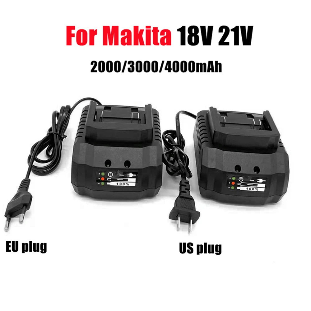 Chargeur de batterie rapide Makita DC18RD 14.4V-18V Remplacement double