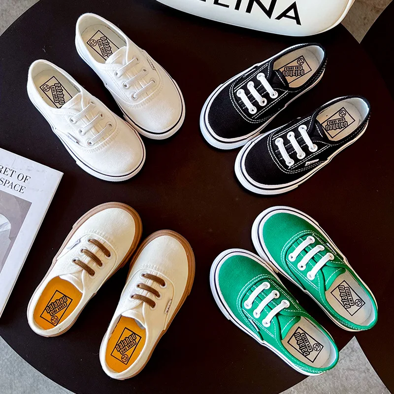 Spring/Autumn New Children Shoes Kids Canvas Shoes Colorful Korean Sneakers Boys Soft Soles Girls Shoe Zapatillas Tenis 2