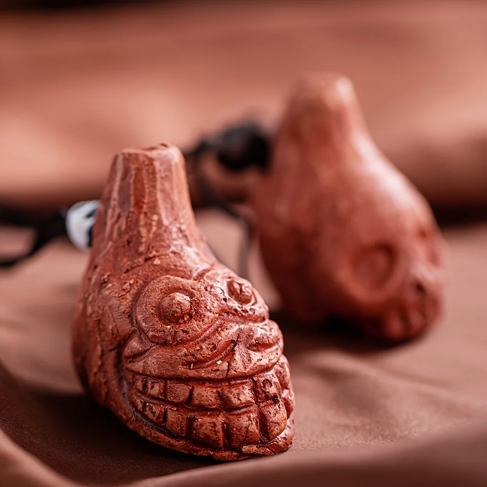 Horror Scream Whistle Vibrant Aztec death whistle &ndash; up to 125+ decibels lifelike human screams