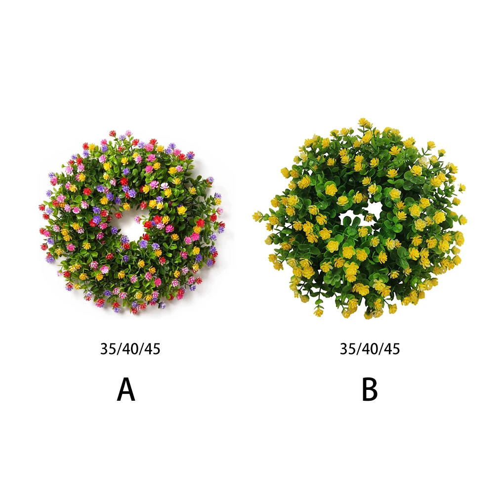 

Женский венок, гирлянда, весенний Большой Летний зеленый лист для фермерского дома, свадьбы, фестиваля, дома, красочный