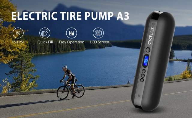 Vente Pompe à air électrique CYCPLUS A10 pour vélo 150 PSI 5 modes  Rechargeable par USB Portable et intelligent Gonfleur électrique pour  voiture, vélo, trottinette, ballon - Banggood Français Mobile-arrival notice